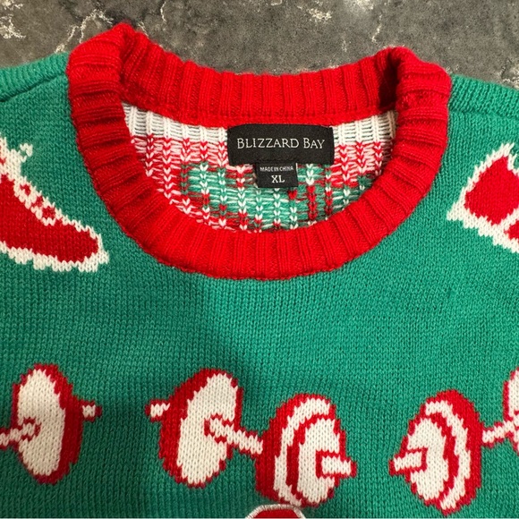 Ugly Christmas Sweater- Santa Gains (XL) - Picture 6 of 10